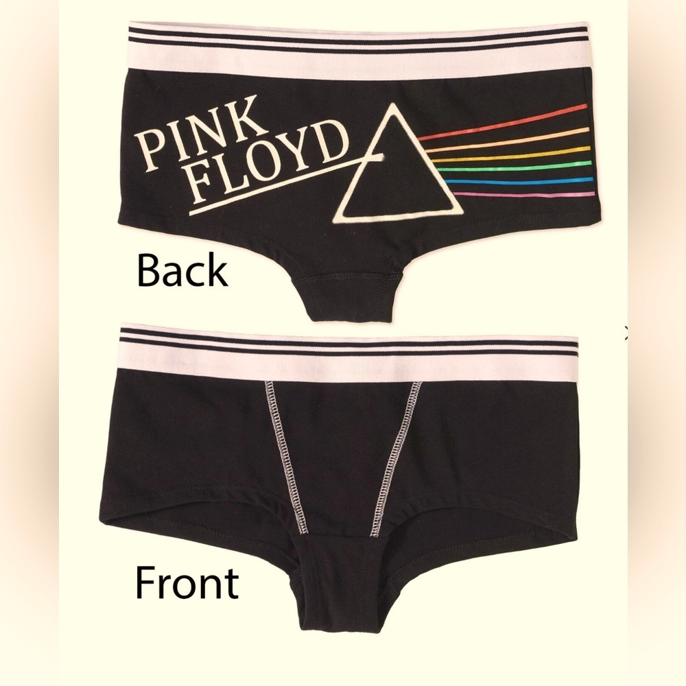 Pink Floyd Boyshort Panties Prism Dark Side of the Moon Women's Underwear
